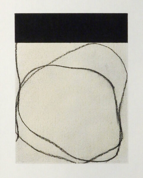 drawing, Traveling the line 21, 2016, by Tamar Zinn