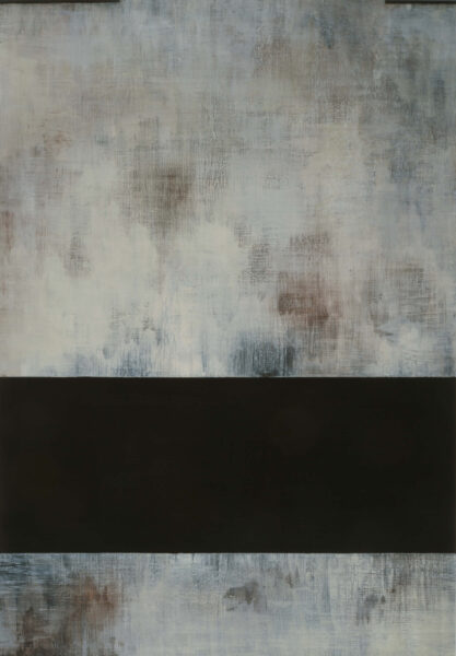 paintings on paper, Blacks and Whites 49, by Tamar Zinn
