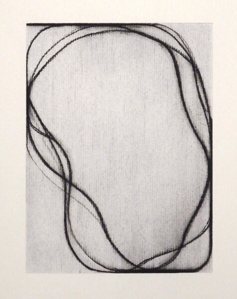 drawing, Traveling the line 25, 2016, by Tamar Zinn
