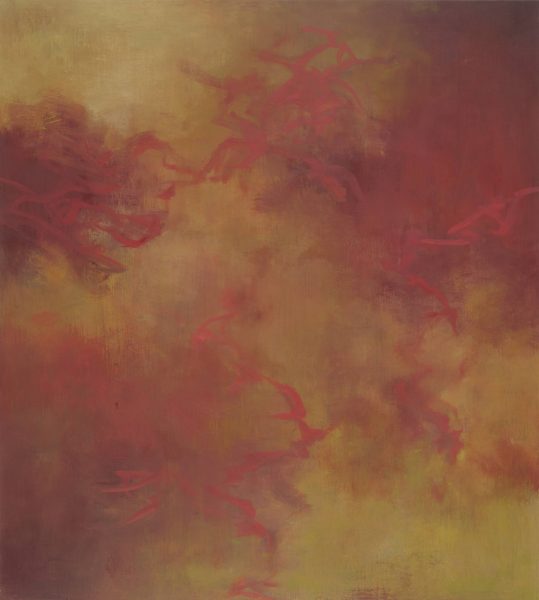 painting entitled, Unseen Voices 22, by Tamar Zinn