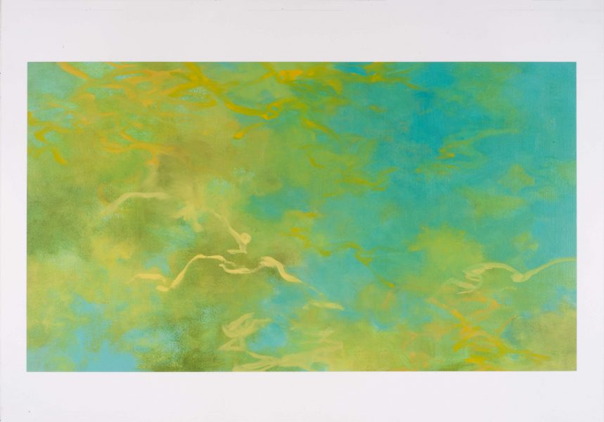 painting entitled Unseen Voices 2 by Tamar Zinn