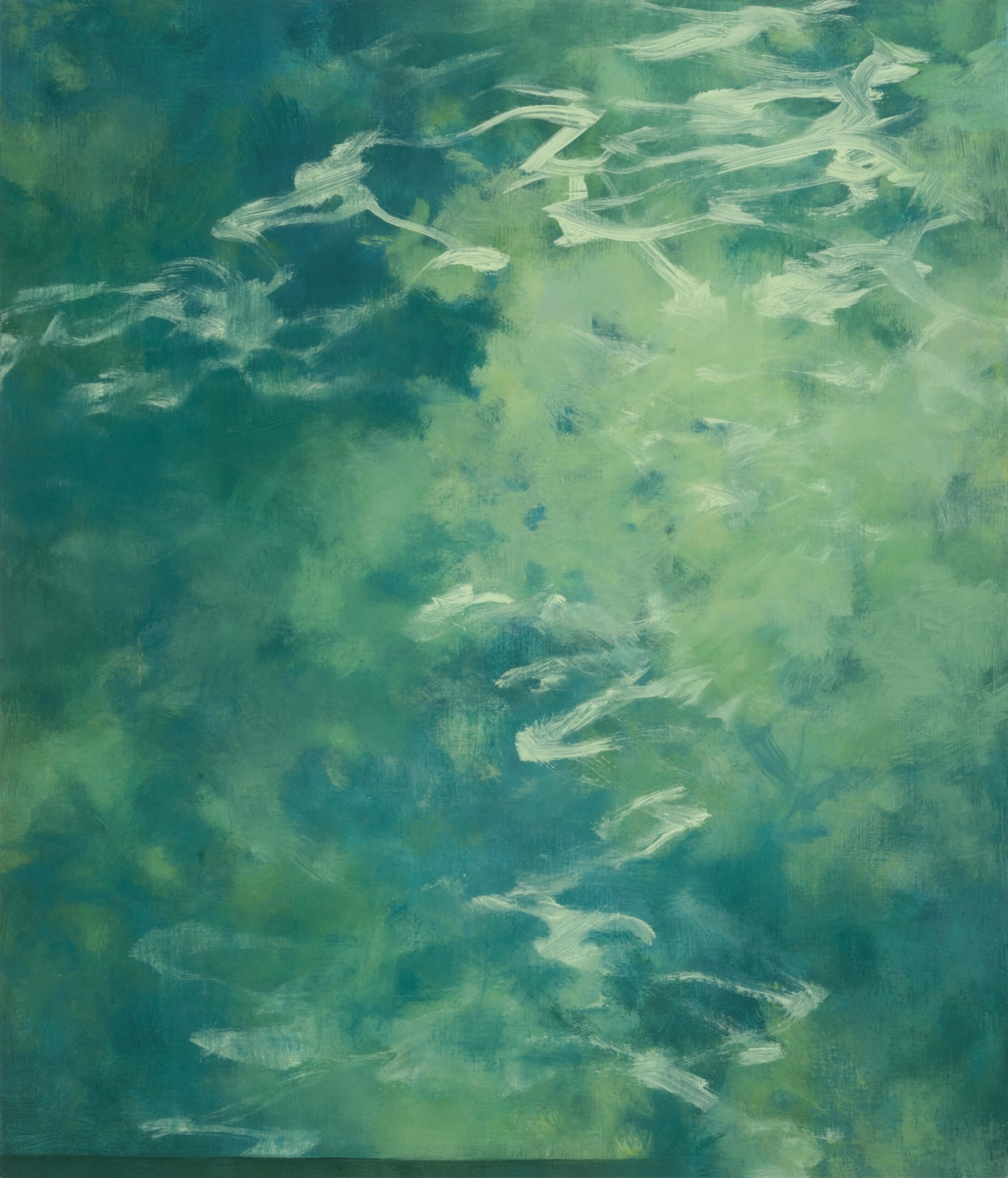 painting, Unseen Voices 34, by Tamar Zinn