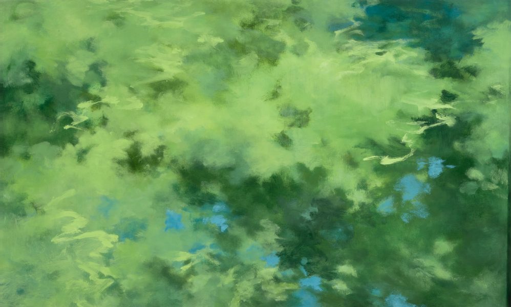 painting, Unseen Voices 42, by Tamar Zinn