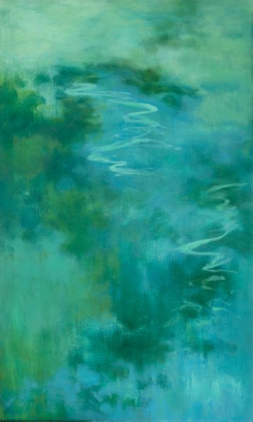 painting, Unseen Voices 52, by Tamar Zinn